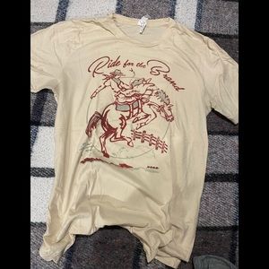 Ride for the brand XOXO western graphic tee